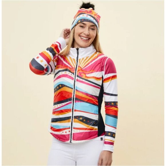 NWT Krimson Klover Hat BEANIE Dream On Apres Ski Removable Faux Fur Pom Multi - Picture 10 of 12